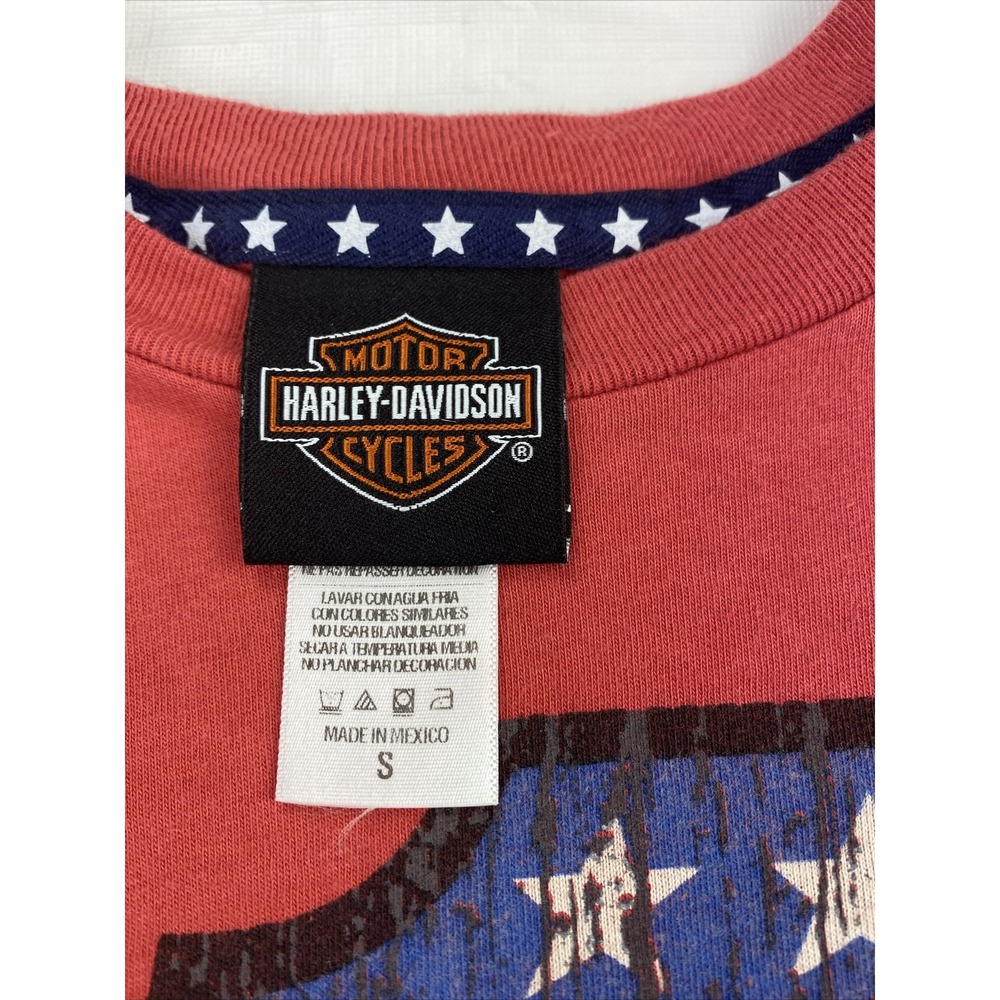 Harley Davidson Springfield Mile Pink Tshirt‎ SZ Small Women's Halls HD Races - Picture 7 of 9